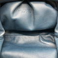 Load image into Gallery viewer, Bottega Veneta Navy Leather Pouch with Strap
