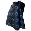 Load image into Gallery viewer, Alexander McQueen Midnight Iris Ruched Faille Miniskirt
