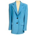 Load image into Gallery viewer, Kwaidan Editions Blue Classic Two Button Blazer Jacket
