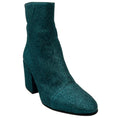 Load image into Gallery viewer, Dries van Noten Teal Glitter Ankle Boots


