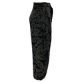 Load image into Gallery viewer, Dries Van Noten Black Bead Embellished Crepe Dress Pants
