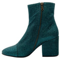 Load image into Gallery viewer, Dries van Noten Teal Glitter Ankle Boots
