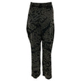 Load image into Gallery viewer, Dries Van Noten Black Bead Embellished Crepe Dress Pants
