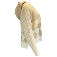 Load image into Gallery viewer, Tao by Comme des Garcons Beige Hooded Cable Knit Sweater
