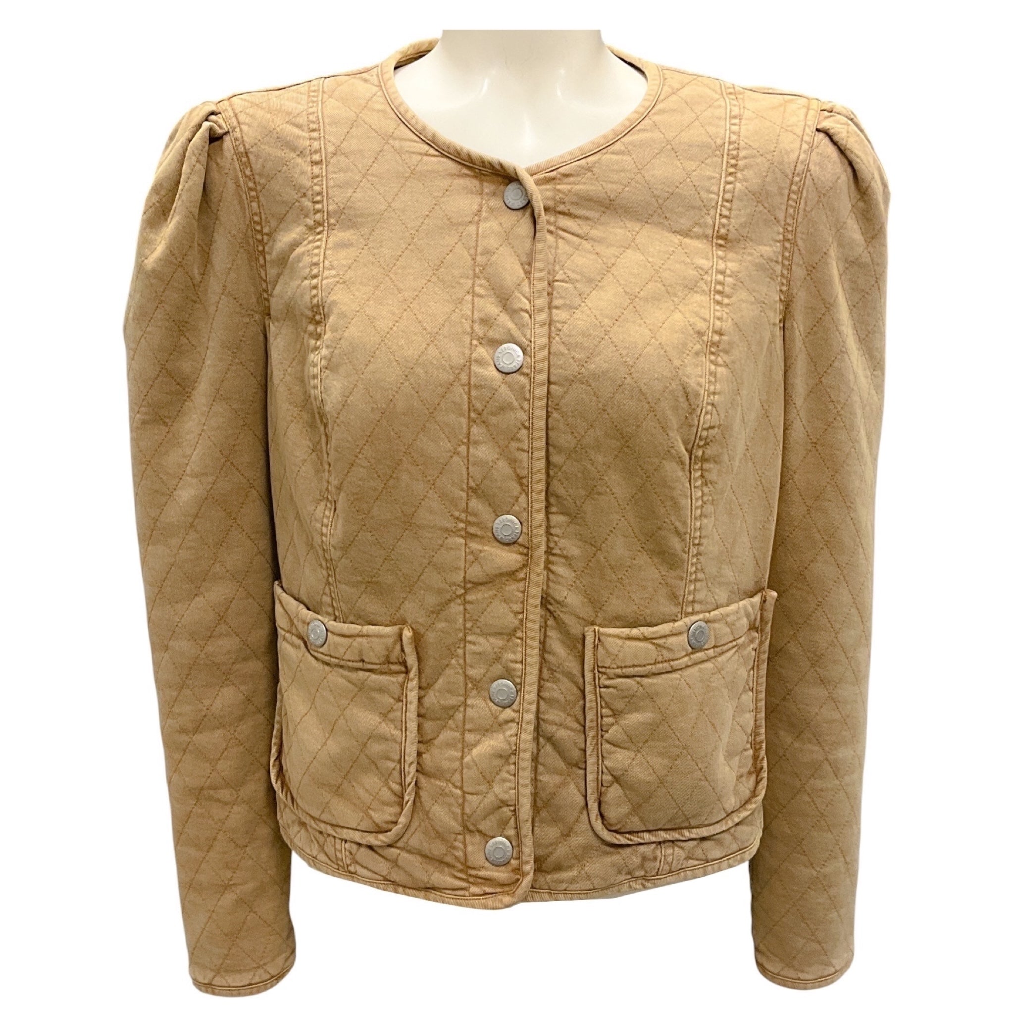Veronica Beard Tan Sierra Camilla Quilted Jacket
