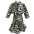 Load image into Gallery viewer, Paule Ka Silver / Black Patterned Jacquard Jacket and Cocktail Dress Set 
