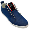 Load image into Gallery viewer, Christian Louboutin Blue Denim Figue A Vontade Slip On Sneakers
