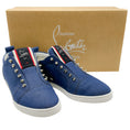 Load image into Gallery viewer, Christian Louboutin Blue Denim Figue A Vontade Slip On Sneakers
