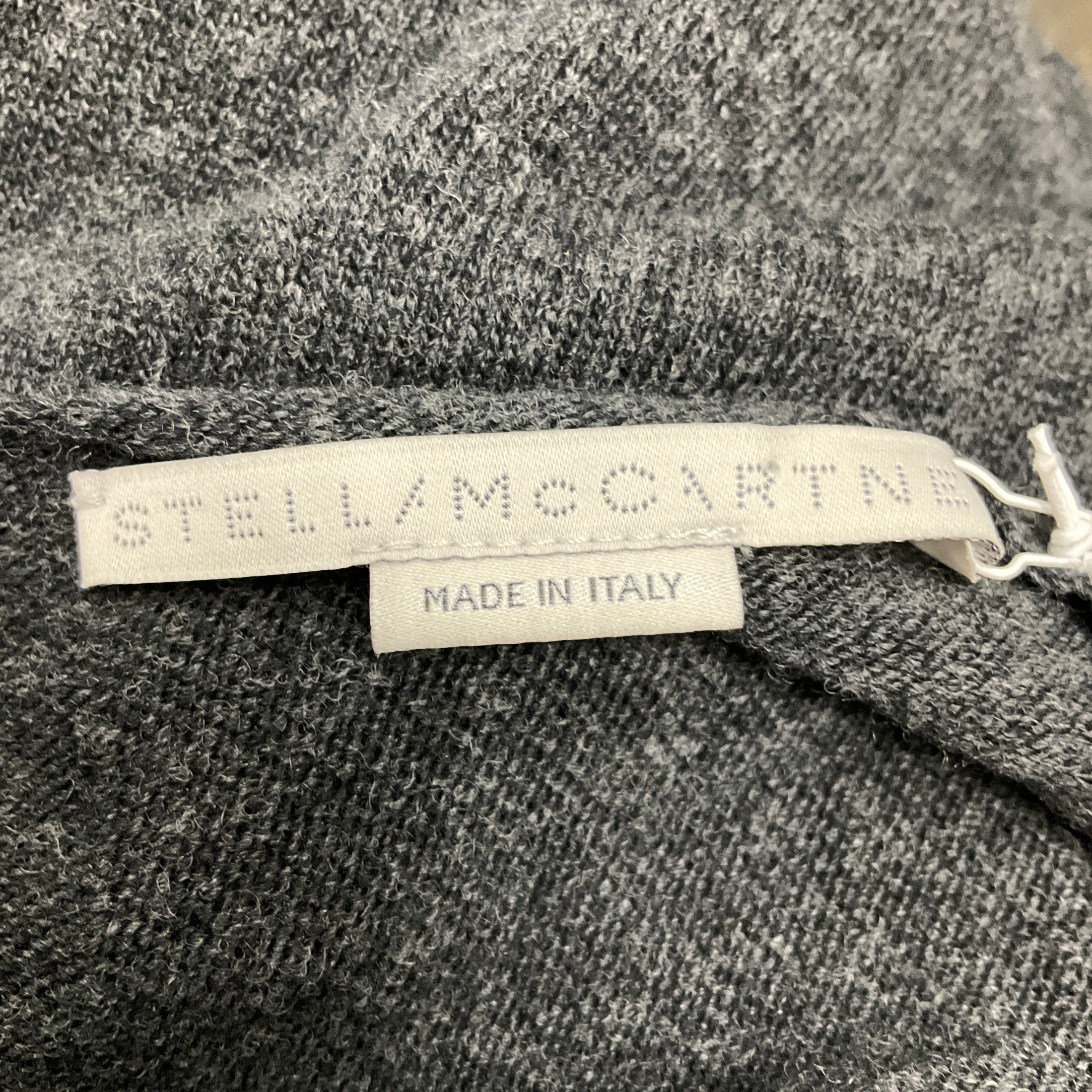 Stella McCartney 2024 Dark Grey Melange Chain Embellished Jumper