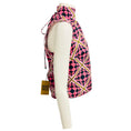 Load image into Gallery viewer, Maisie Wilen Pink Multi Geometric High Neck Open Back Top
