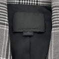 Load image into Gallery viewer, Alexander Wang Black / White Glen Plaid Blazer with Silver Button
