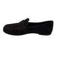 Load image into Gallery viewer, Christian Dior Brown / Gold CD Logo Embellished Suede Leather Loafers / Flats

