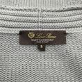 Load image into Gallery viewer, Loro Piana Light Blue Cashmere Parksville Amber Open Sweater with Belt
