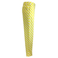 Load image into Gallery viewer, Dries van Noten Beige / Neon Yellow Striped Crepe Trousers / Pants
