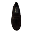 Load image into Gallery viewer, Christian Dior Brown / Gold CD Logo Embellished Suede Leather Loafers / Flats
