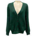 Load image into Gallery viewer, Bottega Veneta Dark Green 2021 Wool Knit Cardigan Sweater
