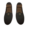 Load image into Gallery viewer, Christian Dior Brown / Gold CD Logo Embellished Suede Leather Loafers / Flats
