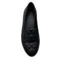 Load image into Gallery viewer, Chanel Black 2018 CC Logo Quilted Matelasse Lambskin Leather Loafers / Flats
