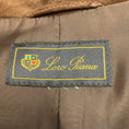 Load image into Gallery viewer, Loro Piana Brown Button Front Suede Leather Jacket

