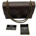 Load image into Gallery viewer, Chanel 1994-1996 Brown Lambskin Medium Flap Bag
