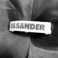 Load image into Gallery viewer, Jil Sander Black Mandarin Collar Sheer Crepe Jacket
