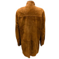 Load image into Gallery viewer, Loro Piana Brown Button Front Suede Leather Jacket
