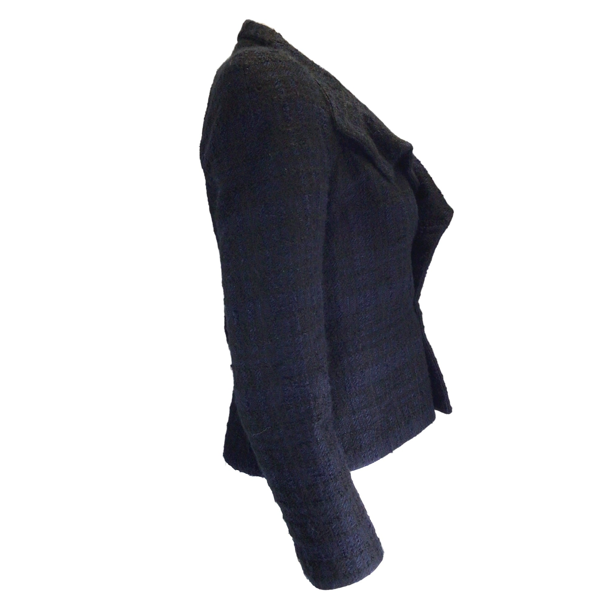 Givenchy Navy Blue / Black Tweed Jacket