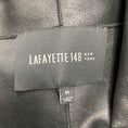 Load image into Gallery viewer, Lafayette 148 New York Black Reversible Calf Hair and Leather Toggle Vest
