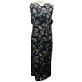 Load image into Gallery viewer, Co Black Multi Shell Print Sleeveless Midi Dress
