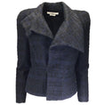 Load image into Gallery viewer, Givenchy Navy Blue / Black Tweed Jacket
