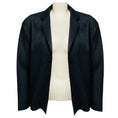 Load image into Gallery viewer, Jil Sander Navy Blue Classic Open Front Blazer Jacket
