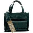 Load image into Gallery viewer, Henry Beguelin Dark Green Shopping Pocket Bag

