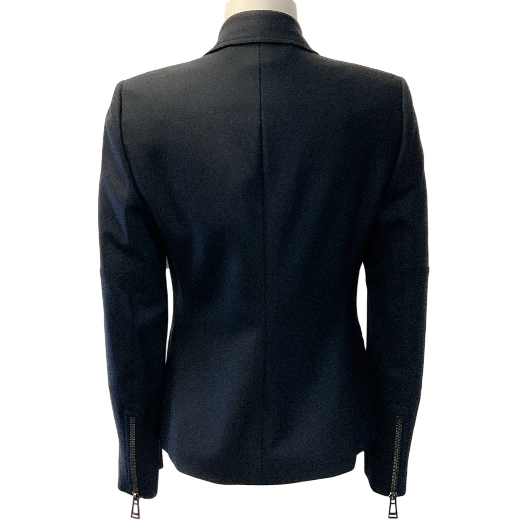 Belstaff Black Wool One Button Blazer