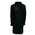 Load image into Gallery viewer, Prabal Gurung Black Long Sleeved Cashmere Knit Turtleneck Sweater Dress
