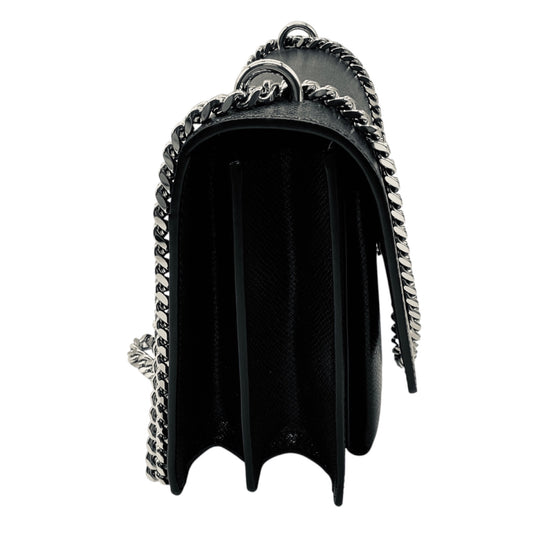 Saint Laurent Black Calfskin Leather Medium Sunset Shoulder Bag