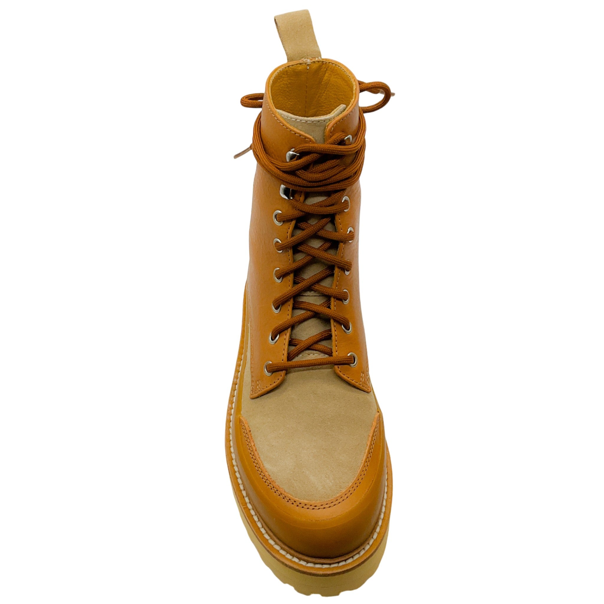 Ulla Johnson Sand Suede / Brown Leather Etna Boots