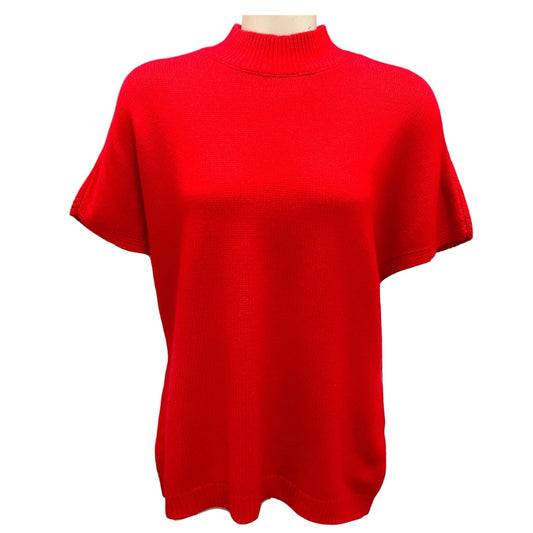 Lela Rose Poppy Mock Neck Pullover