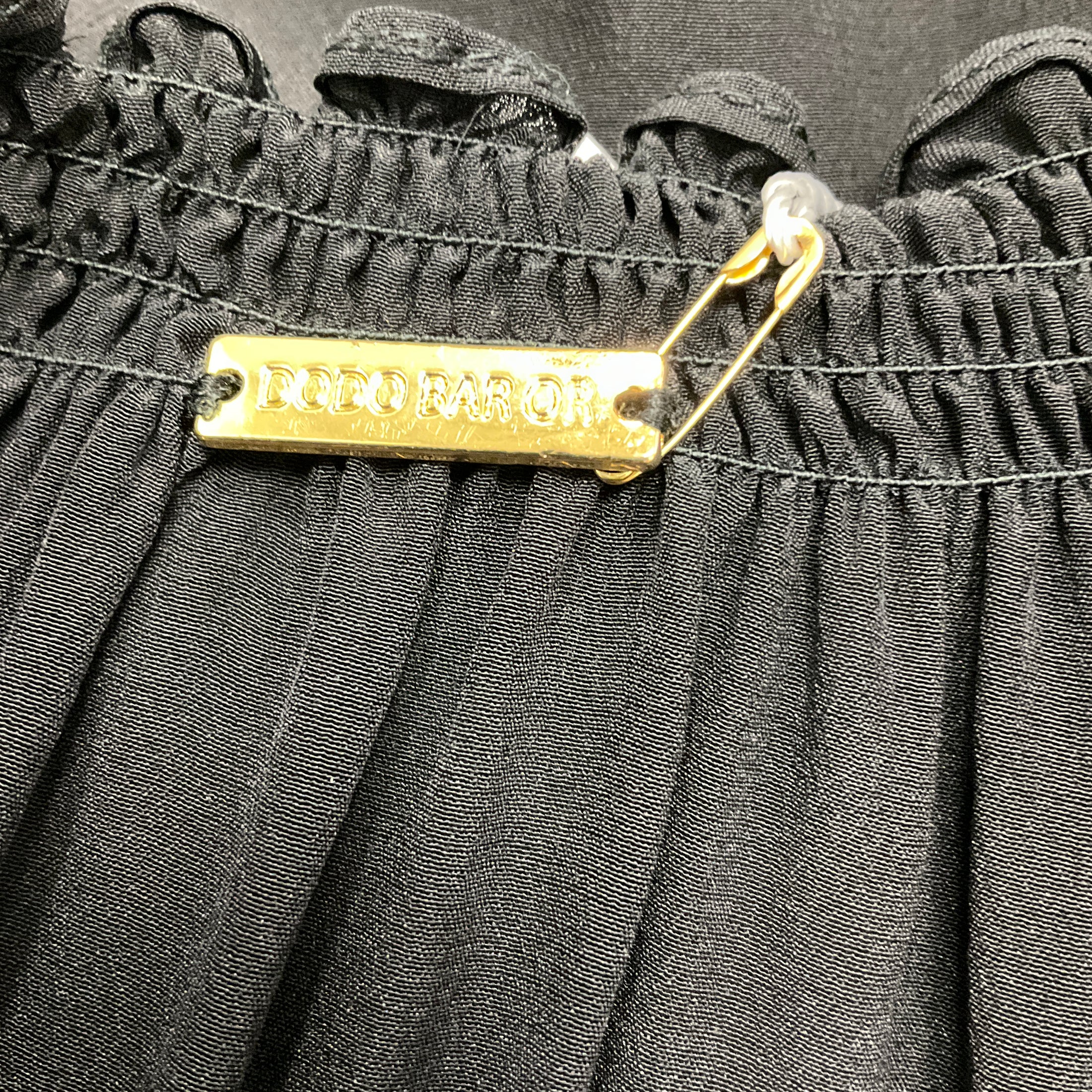 Dodo Bar Or Black Ala Belted Silk Crepe De Chine Maxi Dress
