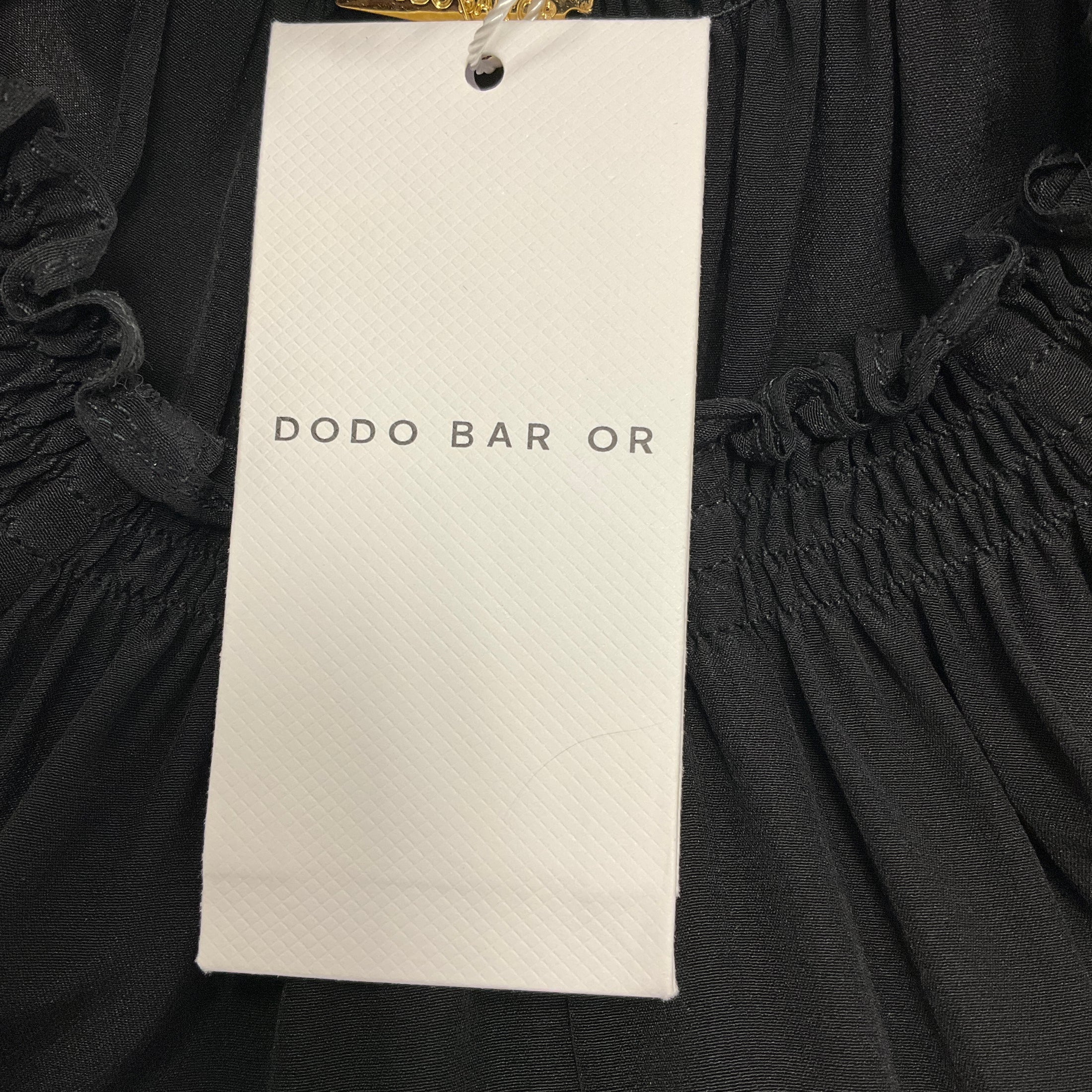 Dodo Bar Or Black Ala Belted Silk Crepe De Chine Maxi Dress