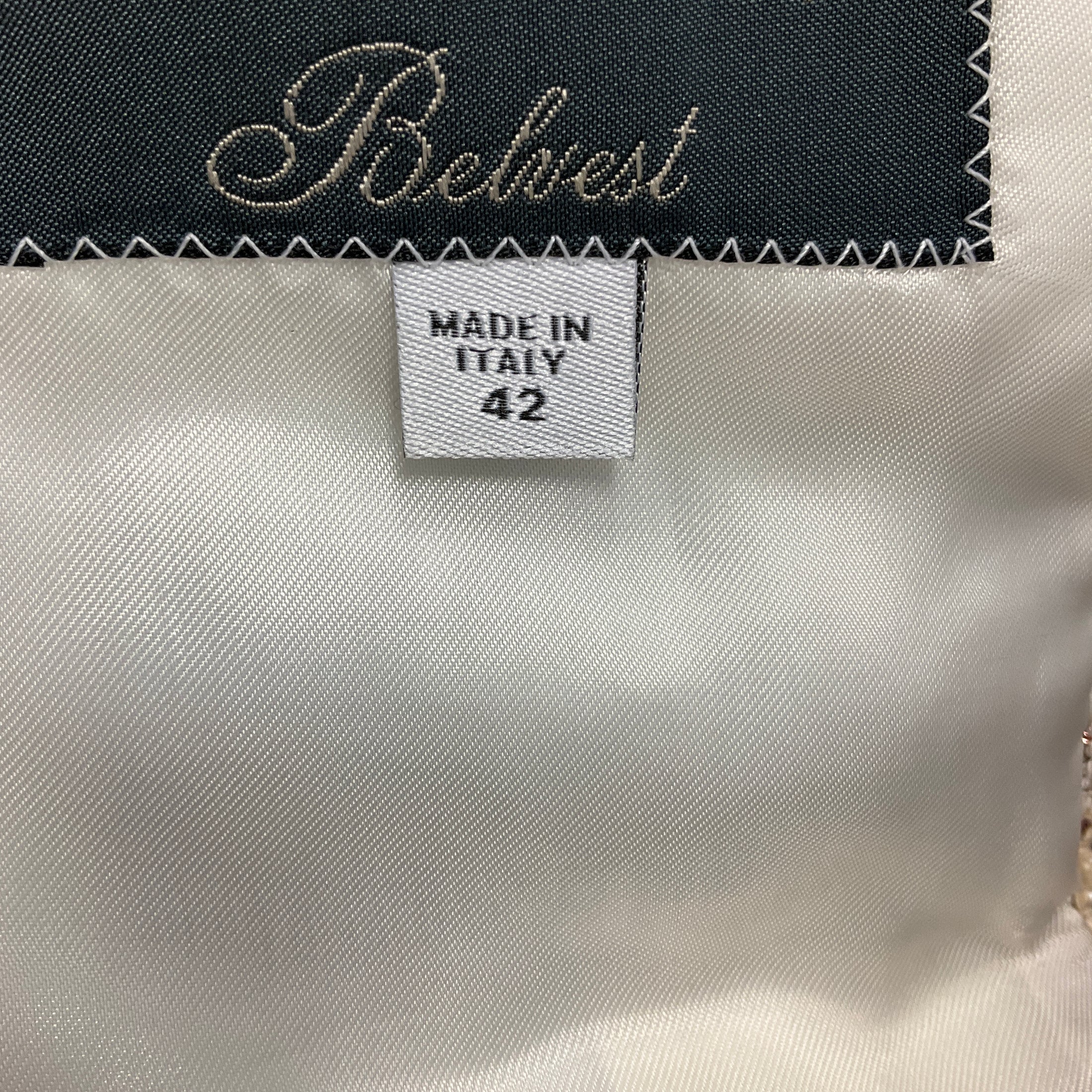 Belvest Ivory / Copper Metallic Tweed Blazer