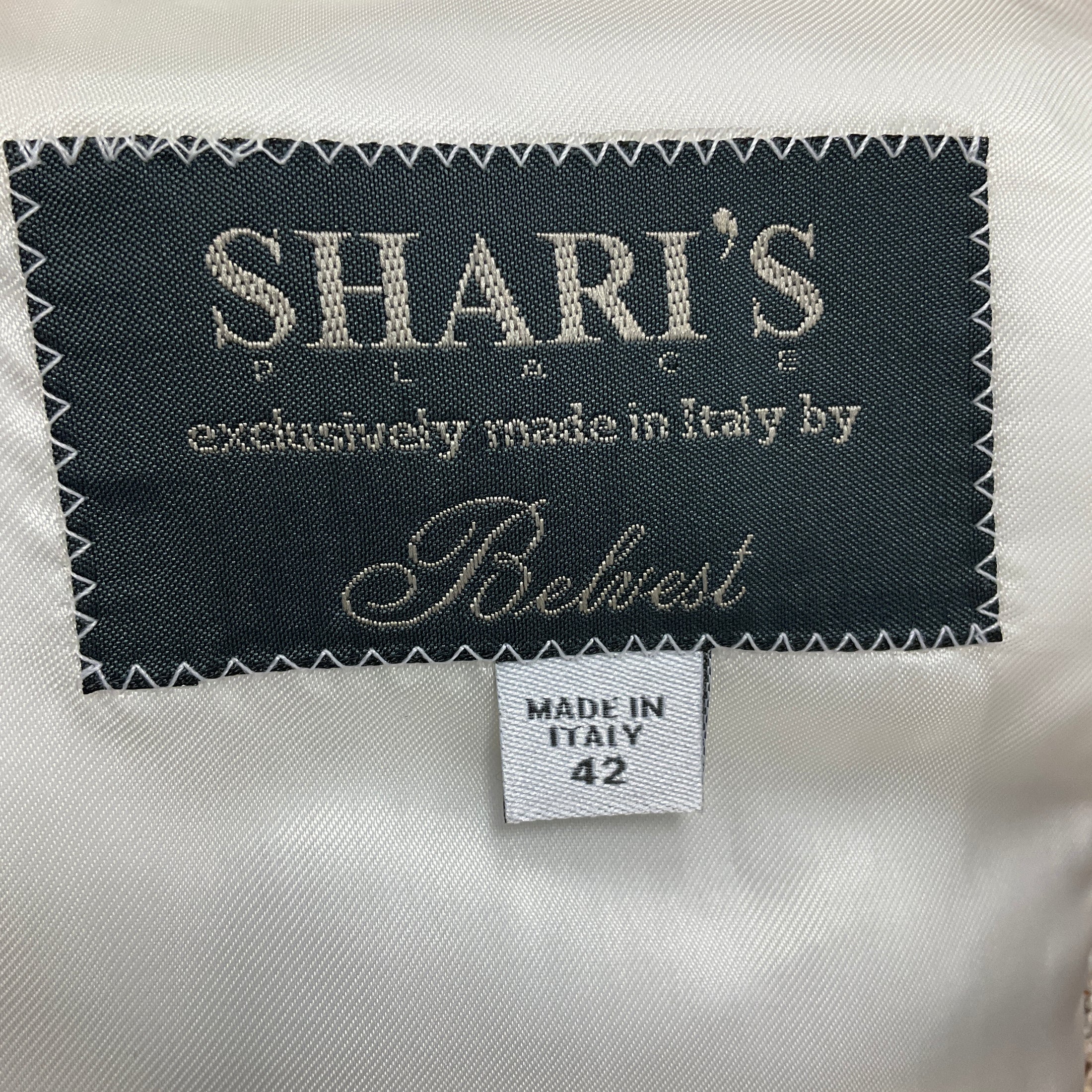 Belvest Ivory / Copper Metallic Tweed Blazer