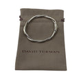 Load image into Gallery viewer, David Yurman Petite Infinity Bracelet in Sterling Silver with Pave Diamonds, 4.4mm
