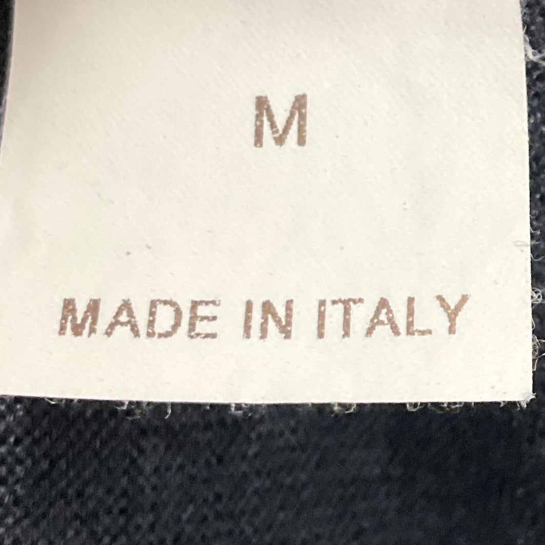 Brunello Cucinelli Navy Boatneck Cashmere Silk Lightweight Sweater