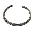 Load image into Gallery viewer, David Yurman Crossover Two Row Bracelet in Sterling Silver with Diamonds, 6mm
