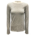 Load image into Gallery viewer, Brunello Cucinelli Grey Cashmere and Silk Fine Knit Sweater

