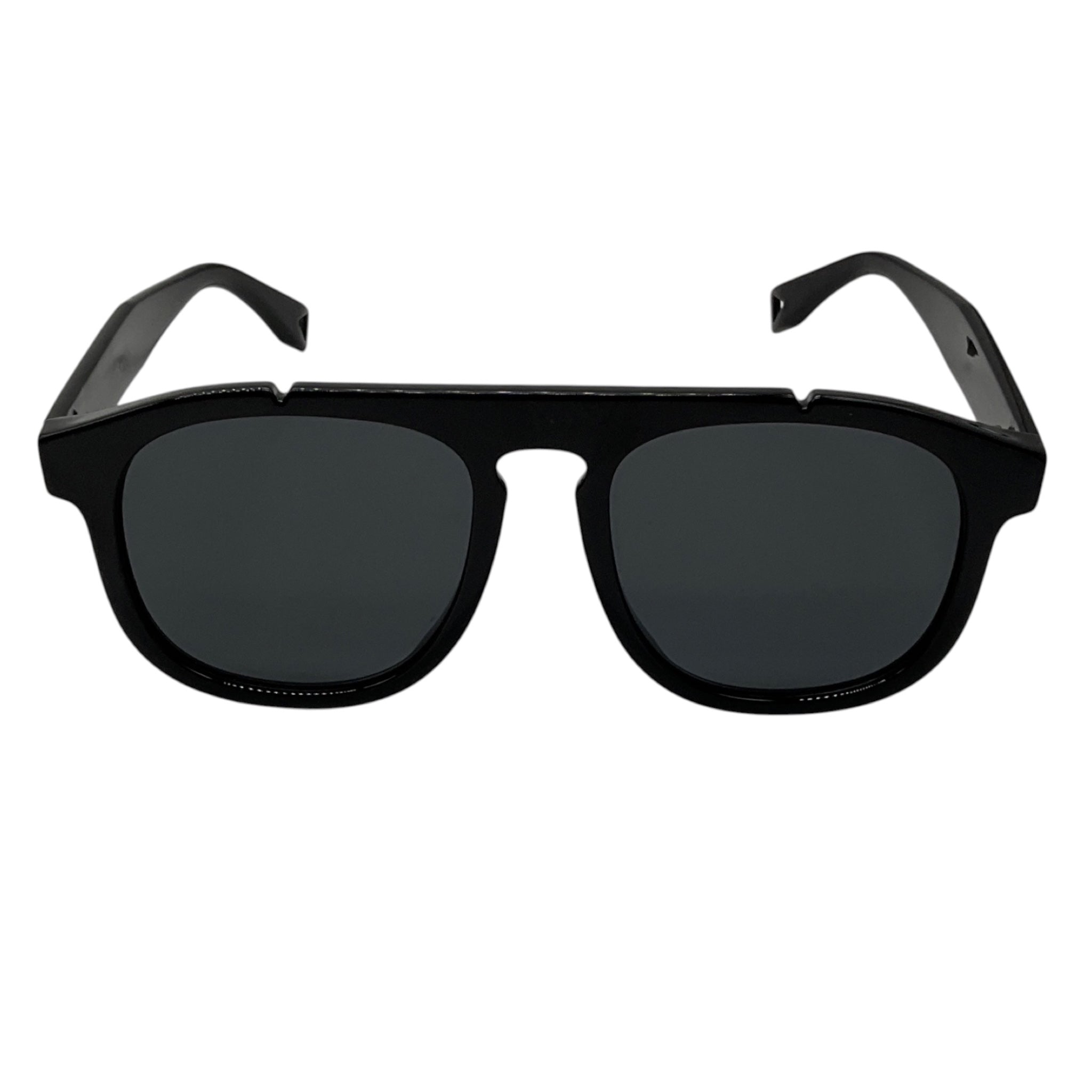 Fendi Black Rectangle Acetate Sunglasses
