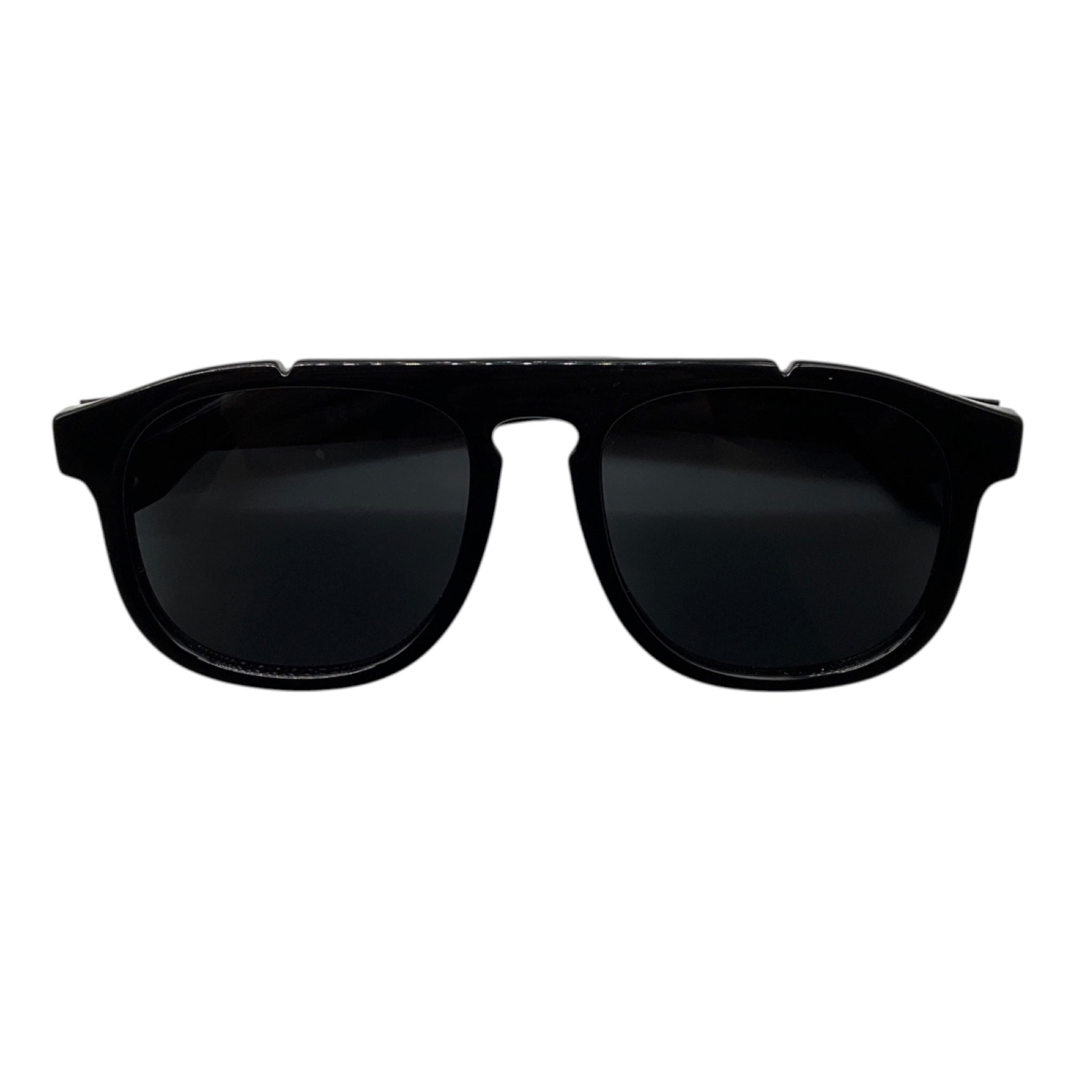 Fendi Black Rectangle Acetate Sunglasses