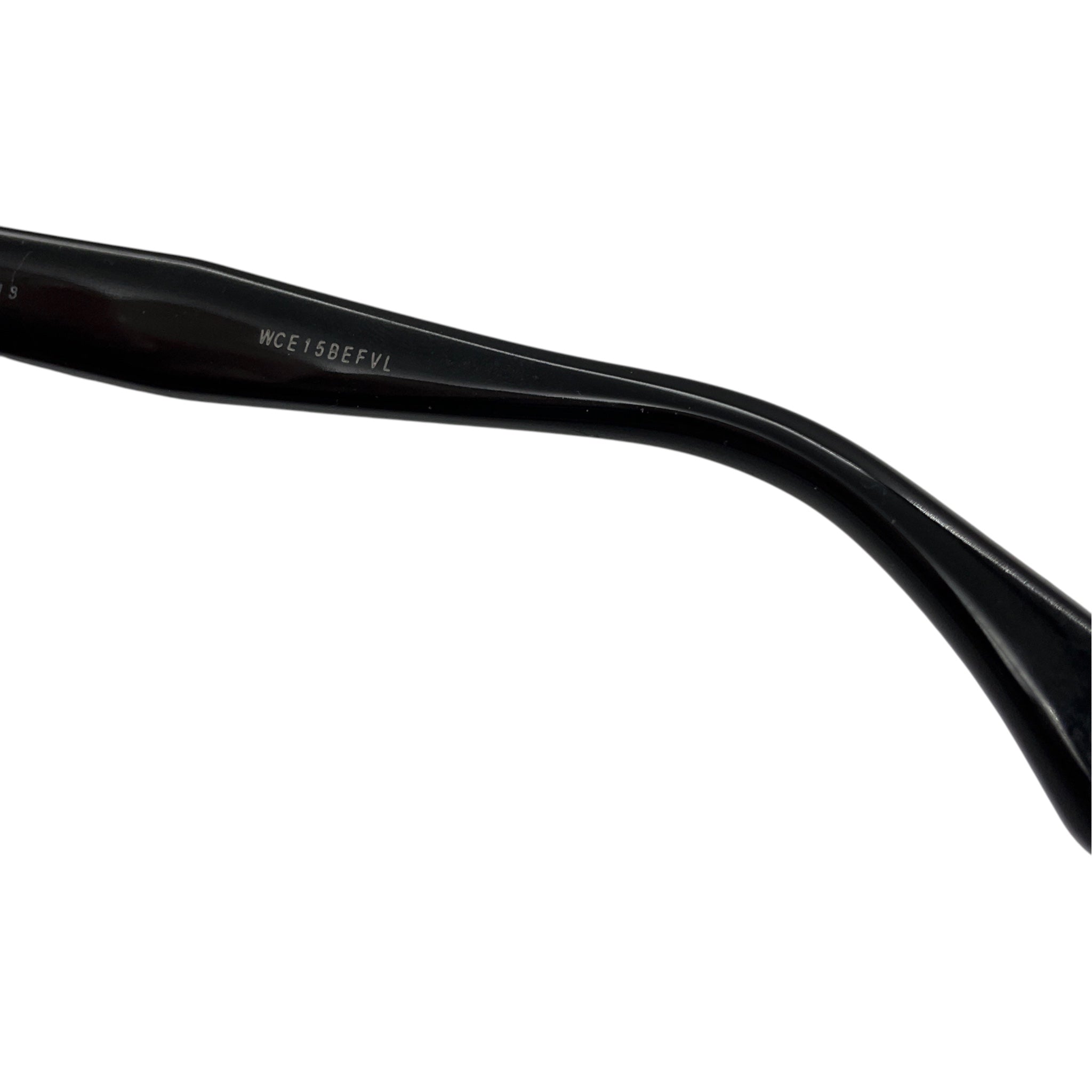Fendi Black Rectangle Acetate Sunglasses