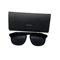 Load image into Gallery viewer, Fendi Black Rectangle Acetate Sunglasses
