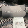 Load image into Gallery viewer, Rena Lange Slate / Black Multi Mink Fur Trimmed Wool Knit Cardigan Sweater
